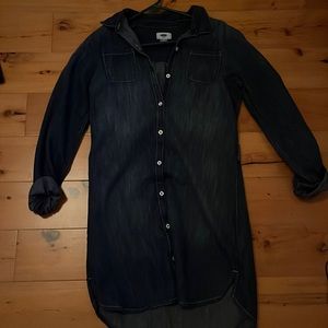 PERFECT Old Navy jean dress!  SO comfy and versatile!!! NEVER WORN!!!